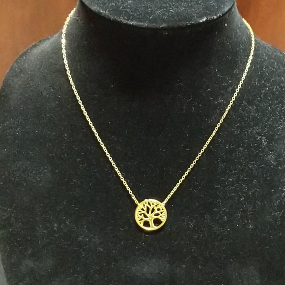 Mazel Toy Tree of Life Charm on Chain Judaica - Picture 4 of 8